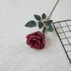 Flor artificial Tailandia rosa individual hogar arreglo floral suave flor de seda al por mayor decoración de mesa flor de boda flor artificial