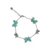 Pulsera de Mariposa de Cristal Nueva Primavera y Verano 2025 Lujo Asequible Nicho Gama Alta Dulce Elegante Fresco Estilo Pulsera para Mujeres