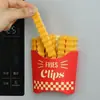 Clip Sellador para Papas Fritas Simuladas Clip Sellador para Snacks Clip Sellador Magnético de Pared para Refrigerador Clip Magnético de Pared para Almacenamiento