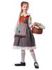 Día del Niño Traje de Cerveza Estilo Pastoral Vestido de Sirvienta Día del Niño en Jardín de Infancia Caperucita Roja Pañuelo de Cabeza Niña Falda Lolita