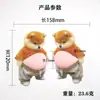 Perro Shiba Inu Barrigón Transfronterizo Corgi Silicona Ultra Suave Calcomanía Anticolisión para Coche Calcomanía Decorativa Antigolpes para el Hogar Juguete Squishy