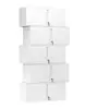 Gabinete de Acero para Archivos, Gabinete de Almacenamiento Desmontable, Gabinete de Archivo, Gabinete Estrecho de Plancha de Hierro Engrosada para Documentos con Cerradura, Gabinete para Comprobantes, Gabinete Multicolor
