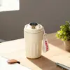 Taza de Café Personalizada con Pantalla de Temperatura Inteligente, Taza Aislada de Acero Inoxidable 304 con Asa, Taza Portátil de Alta Apariencia para Beber Directamente para Hombres y Mujeres