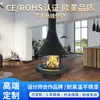 Altavoz colgante personalizado Chimenea Fuego real Leña Calentador de alcohol Estufa colgante Decoración para sala de estar de casa francesa