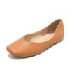 Zapatos Planos Transfronterizos, Zapatos de Tacón Bajo Planos, Zapatos de Mujer de Punta Cuadrada y Boca Baja, Tallas Grandes 40-43, 44-54, Tallas Pequeñas 32, 33