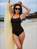 Transfronterizo 2025 Comercio Exterior Europeo y Americano Nuevo Top de Tubo de Doble Tirante para Hombro Bikini Amazon Espalda Descubierta Traje de Baño Entero Mujeres Venta al por Mayor