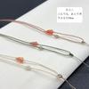 Colgante Rojo del Sur Natural Cuerda DIY Hecho a Mano Cuerda Colgante de Jade Hetian Nuevo Estilo Étnico Collar Lanyard Ajustable