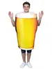 Caneca de Cerveja de Halloween Transfronteiriça Fantasia de Performance Fantasia Cosplay Role-Playing Engraçada para Homens Adultos Fantasia de Esponja de Cerveja