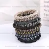 Cuerda Trenzada de Raíz de Loto Fina Knk para el Cabello para Mujer, Lazo para Cola de Caballo Alta, Accesorios para el Cabello, Banda de Goma de Burbuja de Alta Elasticidad y Durabilidad