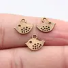 11X9.8X1Mm 0.34g Multicor Acessórios para Joias DIY Fabricante de Venda Quente Transfronteiriça Atacado Pingente de Pássaro