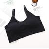 Novo Estilo Sutiã de Compressão para Peito com Alça de Urso e Bojo Sem Aro Anti-largo Peito Sem Costura Roupa Íntima para Dormir Esportes Yoga para Mulheres