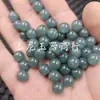 Contas redondas aquarela azul pedra de jade contas soltas jade de quartzo cor verde-óleo pulseira colar acessórios de joias contas atacado