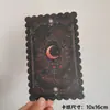 10X16 Borde Ondulado Dibujo Animado Lindo Tarjeta Perforada Cadena de Teléfono Móvil Tarjeta Trasera DIY Llavero Colgante Tarjeta de Cartón