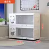 Villa Gato Espacio Jaula de Gato de Lujo Tienda de Mascotas Casa para Gatos Hogar Nido para Gatos de Interior Gabinete para Gatos Otros Tapetes para Arenero de Gato