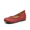 Aumento de Altura Interior de 5CM Zapatos Individuales Pequeños de Caballo Rojo con Hendidura en los Dedos Zapatos Mary Jane Franceses Nuevos de Verano 2026 Zapatos de Boda Mocasines