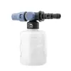 Botella de Espuma en Spray, Generador de Espuma para Lavado de Autos con Batería de Litio, Accesorios de Cabezal de Pistola de Agua a Presión Greenfield, Espuma en Forma de Abanico