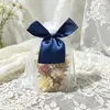 Bolsa de regalo de malla con lazo, bolsa de almacenamiento con cordón, bolsa de embalaje para recuerdos, bolsa de regalo para perfume, bolsa de almacenamiento para joyas