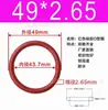 Fábrica de Juntas Tóricas de Silicona En Stock Anillos de Silicona de Grado Alimenticio Anillos de Sellado Impermeables Anillos de Goma de Silicona con un Diámetro de Alambre de 2.65 mm