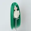 Peruca para Boneca BJD 346 Folha Luo Li Acessórios de Cabelo para Vestir Boneca Franja Longa Cabelo Longo Liso Múltiplas Cores Disponíveis