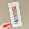 Pinzas para el Cabello Bordadas con Flores para Niñas Nuevas de Alta Gama Pinzas BB para Flequillo Lateral para Niñas y Bebés Lindos Accesorios para el Cabello