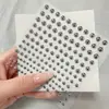 Transfronterizo 180 3 piezas 4/chapado en plata/chapado en oro calcomanías joyería falsa de perforación Amazon temu venta caliente