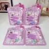 Auténtico Set de Bricolaje Hecho a Mano de la Serie Familiar Sanrio Melody Pegamento en Crema Pegatinas Mágicas Juguetes para Niños Venta al por Mayor