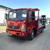 Remolque Plataforma para Excavadora de 13 Toneladas Se Puede Instalar a Plazos. Camión Transportador Plano Nacional Vi Dongfeng Huashen T1 Placa Amarilla Pequeña