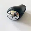 Adecuado para Pomo de Palanca de Cambios Renault, Cabeza de Cambio Cosida en Negro, Pomo de Palanca de Cambios Mate de 5 Velocidades