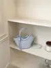 Bolso Cubo Tejido Transfronterizo para Mujer, Bolso de Mano Versátil de Moda Nuevo, Bolso Cruzado de Hombro Casual para el Día a Día