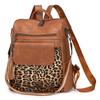 Mochila Linda Nueva Retro Estampado Leopardo Moda Mochila para Mujer Mochila de Gran Capacidad Mochila para Mujer Venta al por Mayor