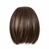 Franja Mini, Franja com Efeito Leve (Air Bangs), Franja Falsa, Franja Realista para Mulheres, Aplique de Cabelo com Franja Fina