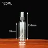Spot 50 100ml Botella de Plástico PET Transparente Botella con Atomizador Doméstica Portátil Pequeña Botella con Atomizador Botella para Alcohol Loción