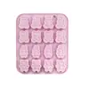 16 Incluso Oso Pequeño Conejo Pequeño Molde de Silicona para Galletas Pastel de Arroz Cubo de Hielo Horneado Pastel Cera Hecha a Mano Botella Forma de Molinillo de Azúcar