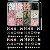 Venda Quente 12 Compartimentos Decorações de Unhas Laço Cores Misturadas Gravata Borboleta Pérola DIY Pedras Strass para Unhas Resina Atacado
