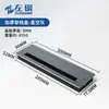 Caja de cables de aleación de aluminio engrosada para escritorio, cubierta de orificio para cables acolchada multifuncional para mueble de TV, cubierta decorativa para escritorio de oficina