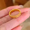 Tres lados flash hielo roto anillo de hielo en vivo con explosión de productos anillo de joyería de temperamento estilo INS sólido para mujer pulsera