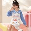 Nuevo camisón de manga larga para niña primavera y otoño pijama infantil para niñas bebés camisón para niñas grandes pijamas para padres e hijos madre e hija