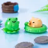 Ornatos de Micro-Paisagismo Jardinagem Paisagismo Animais de Piscina Casa Desktop Resina Artesanato DIY Ornatos Decorativos Alto Padrão