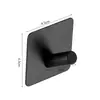 Gancho de acero inoxidable 304 transfronterizo, gancho adhesivo fuerte, gancho para ropa para puerta trasera, gancho para ropa, gancho de metal no perforado