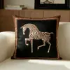 Nuevo cojín decorativo de estilo chino de lujo ligero con animales y flores, cojín vintage de estilo chino para sala de estar, cojín decorativo suave de alta gama para habitaciones modelo