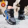 Zapatos de Algodón de Invierno para Niños Medianos y Grandes Zapatos de Algodón Gruesos con Felpa Adicional Cálidos Antideslizantes Botas de Nieve Zapatos para Niños Niños