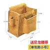 Bolsa de Uñas de Doble Capa de Piel de Vaca Carpintero Bolsillo para Clavos Cinturón Resistente al Desgaste Tipo Cinturón Bolsa de Cintura Multifuncional Bolsa de Herramientas