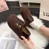 Zapatos Birkenstock Estilo Retro Doble Hebilla Mujer 2026 Nuevo Estilo Coreano Fondo Plano Cobertura Total Mocasines Slip-on Zapatos Individuales Cómodos