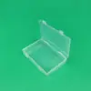 Caja de Plástico PP Rectangular Accesorios para Equipo de Pesca Herramientas de Ferretería Caja de Almacenamiento Transparente Piezas de Teléfono Móvil Caja Organizadora de Papelería