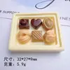 Juguetes de Comida Simulada, Café, Leche, Chocolate, Fundas de Teléfono DIY, Pasadores para el Cabello, Gomas para el Cabello, Dijes para Zapatos, Colgantes Magnéticos Creativos de Resina