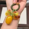Cera de Abeja de Segunda Generación Varios Estilos Oso Bolsa de Queso Colgante Llavero DIY Exquisito Adorno de Joyería