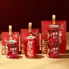 Caja de regalo estilo chino para exámenes, caja de dulces para celebrar el éxito en los exámenes, caja de dulces fácil de usar, caja de dulces para obsequio en celebraciones de graduación