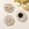 Grampo de cabelo, elástico de cabelo, acessório de cabeça, corsage, acessório para roupa e bolsa, estilo francês, fada, pastoral, malha, floral, rosa, DIY