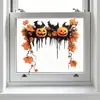 Yanxi Yx-Jd0149 Nuevas Pegatinas de Atmósfera de Halloween Pegatinas Electrostáticas Transparentes para Ventana de Vidrio Removibles