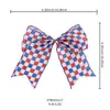 Decoraciones de Lazos Navideños Personalizados, Colgantes Decorativos para el Día de la Independencia y San Valentín, Adornos Navideños con Lazos